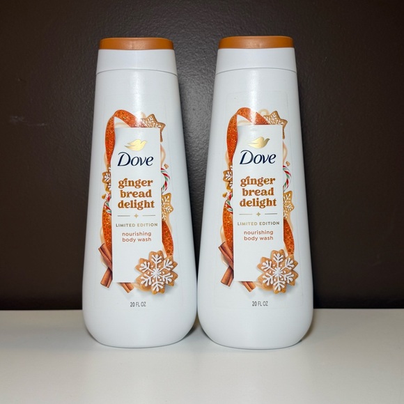 Dove Other - NEW Dove Gingerbread Delight Nourishing Body Wash Limited Edition, Set of 2